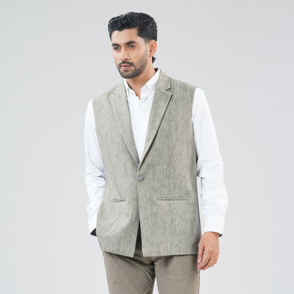 Mens Army Green Vest