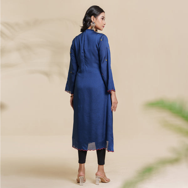 Ladies High Kurti- Navy