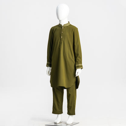 Boy's Viscose Embroidered Kabli