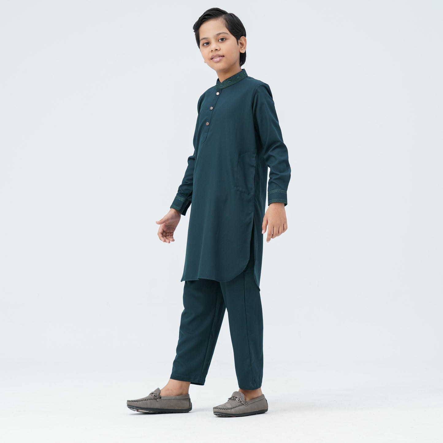 Boy's Viscose Embroidered Kabli