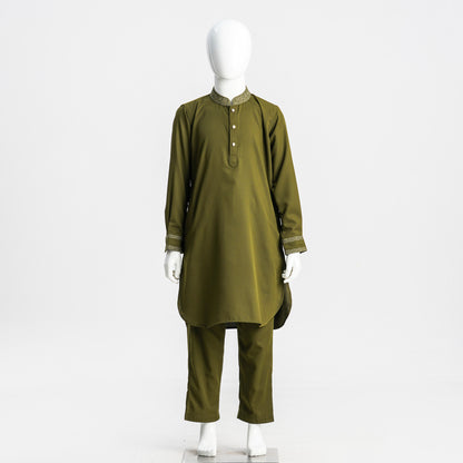 Boy's Viscose Embroidered Kabli