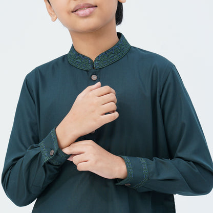 Boy's Viscose Embroidered Kabli
