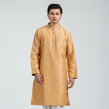 Men’s Brown Basic Panjabi