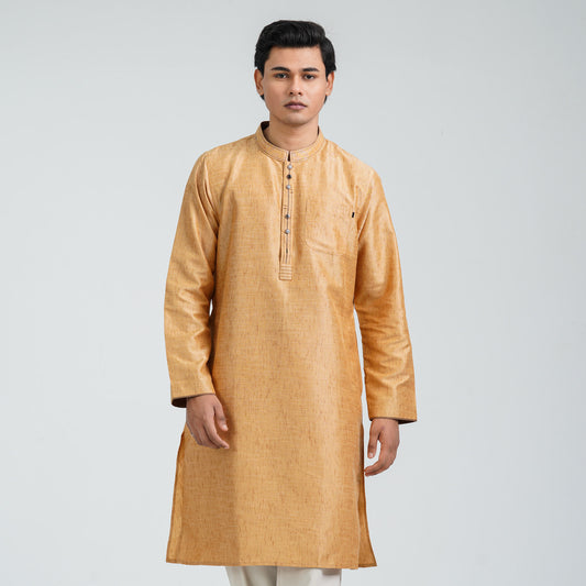 Men’s Brown Basic Panjabi