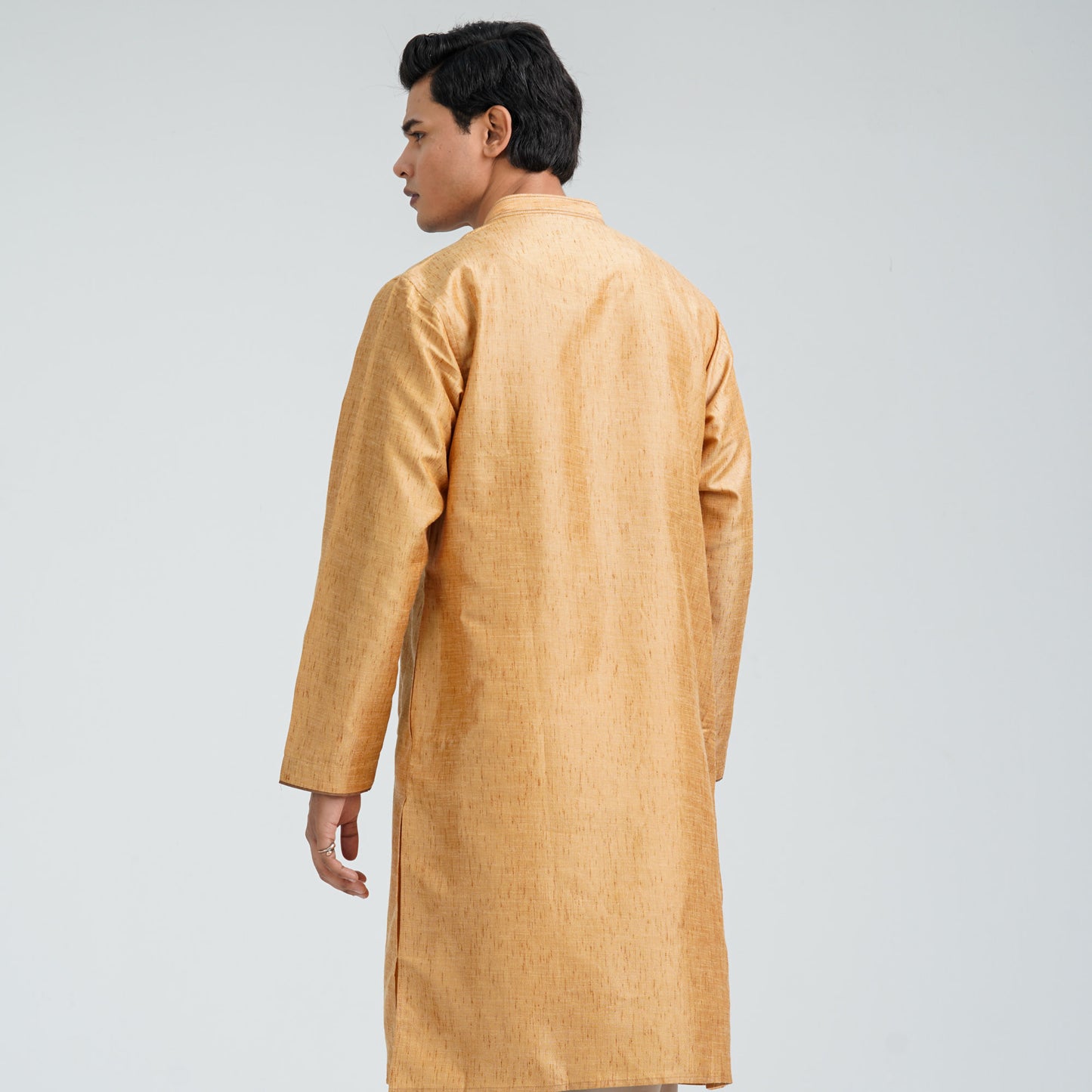 Men’s Brown Basic Panjabi