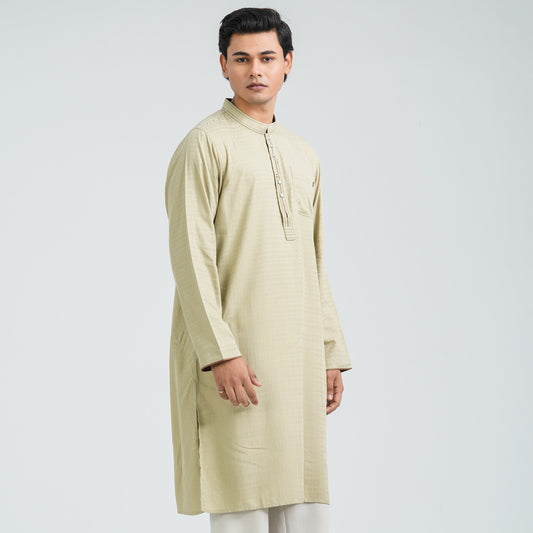 Men’s Pastel Mint Blended Panjabi