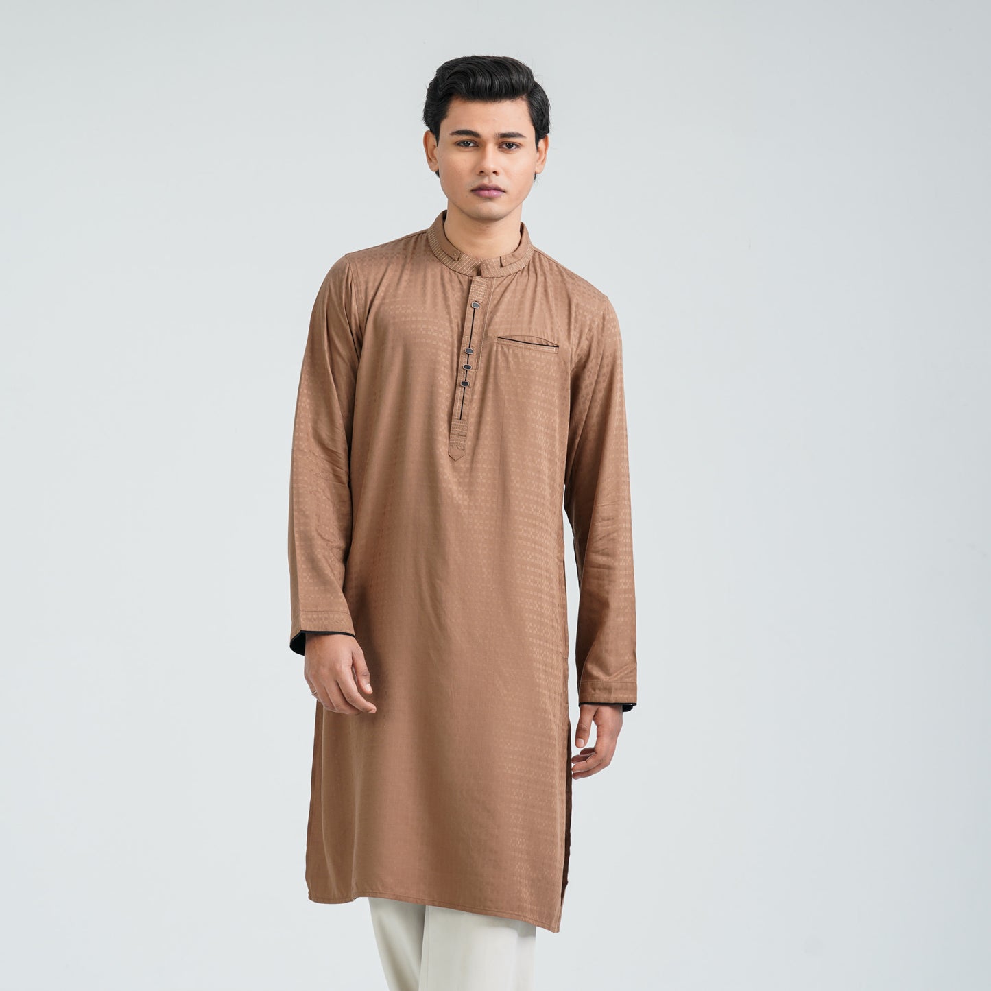 Men’s Brown Blended Panjabi