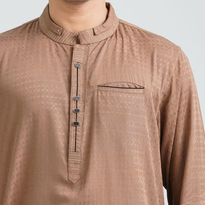 Men’s Brown Blended Panjabi