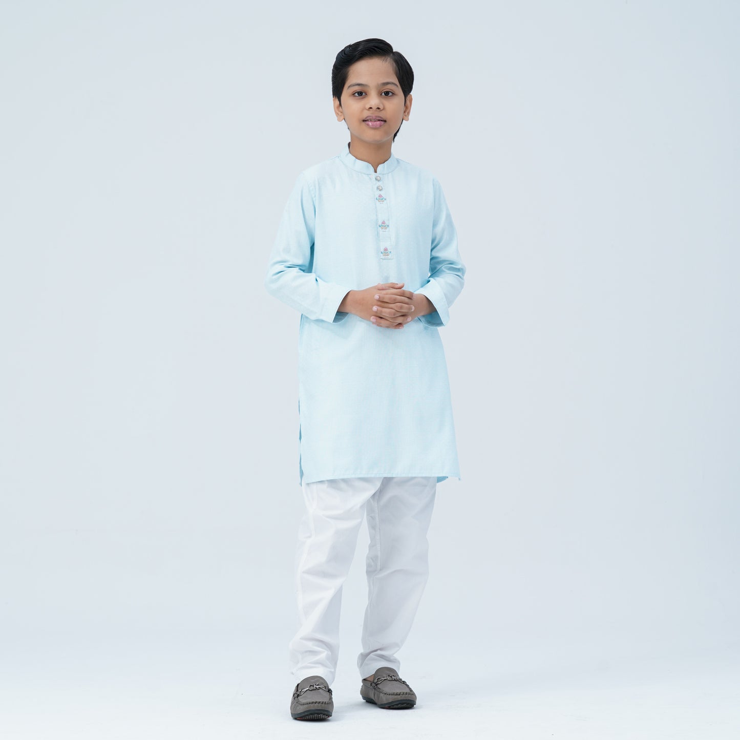 Boy's Sky Blended Panjabi