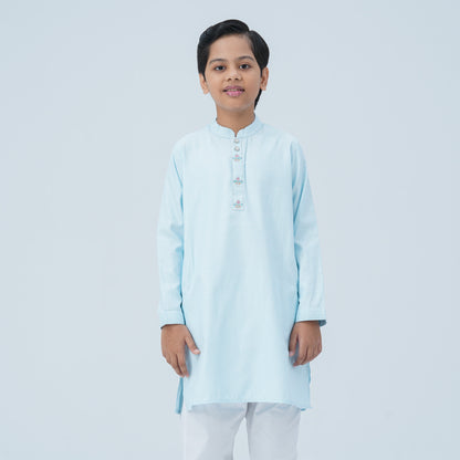Boy's Sky Blended Panjabi