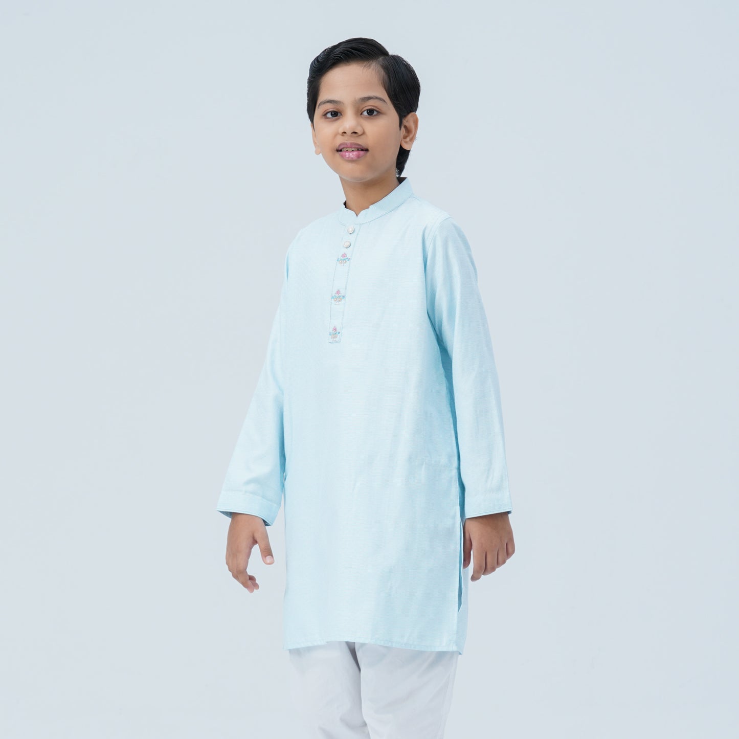 Boy's Sky Blended Panjabi