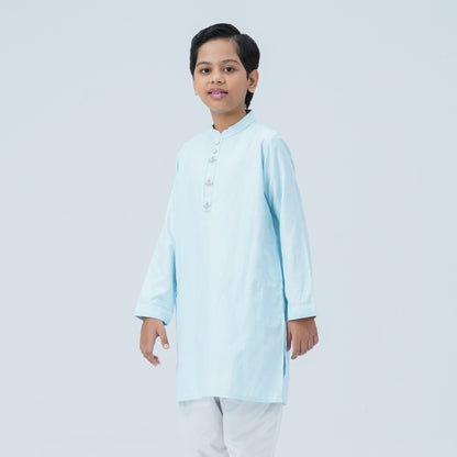 Boy's Sky Blended Panjabi