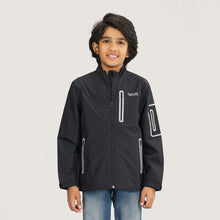 Load image into Gallery viewer, Boys Black Bomber Jacket
