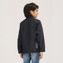 Load image into Gallery viewer, Boys Black Bomber Jacket
