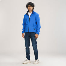 Load image into Gallery viewer, Mens Blue Bomber Jacket
