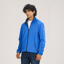 Load image into Gallery viewer, Mens Blue Bomber Jacket
