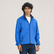 Load image into Gallery viewer, Mens Blue Bomber Jacket
