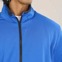 Load image into Gallery viewer, Mens Blue Bomber Jacket
