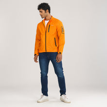 Load image into Gallery viewer, Mens Bomber Jacket- Orange
