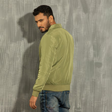 Load image into Gallery viewer, MENS BOMBER JACKET- OLIVE
