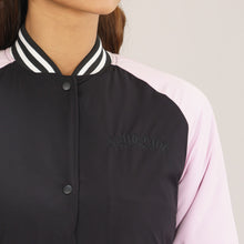 Load image into Gallery viewer, Womens Bomber Jacket -Pink/Black
