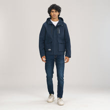 Load image into Gallery viewer, Mens Navy Windbreaker
