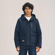 Load image into Gallery viewer, Mens Navy Windbreaker
