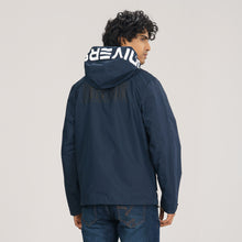 Load image into Gallery viewer, Mens Navy Windbreaker
