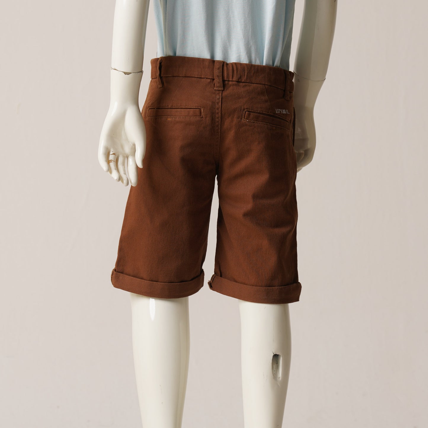 Boys Short Pant-Mustard