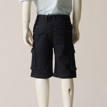 Load image into Gallery viewer, SHORT CARGO PANT-NAVY 1
