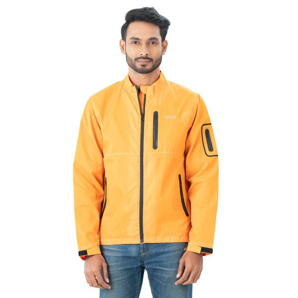 MENS BOMBER JACKET- ORANGE