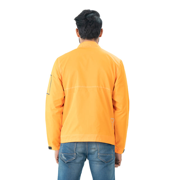 MENS BOMBER JACKET- ORANGE