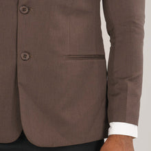 Load image into Gallery viewer, Mens Brown Slim Fit Blazer
