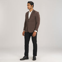 Load image into Gallery viewer, Mens Brown Slim Fit Blazer
