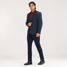 Load image into Gallery viewer, Mens Navy Slim Fit Blazer
