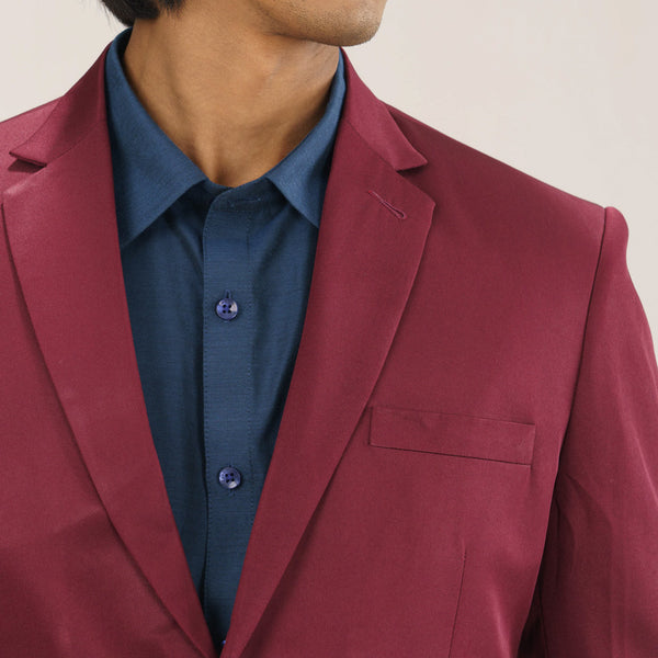 Mens Maroon Blazer