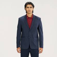 Load image into Gallery viewer, Mens Navy Slim Fit Blazer
