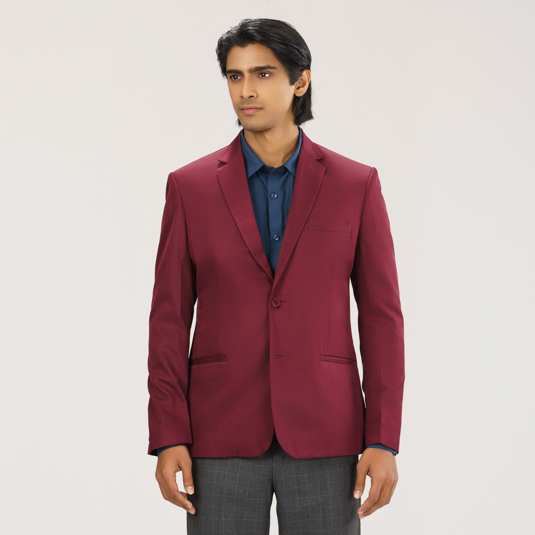 Mens Maroon Blazer