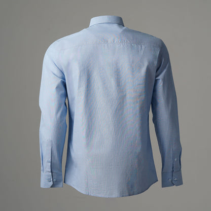 Mens Sky Blue Formal Shirt