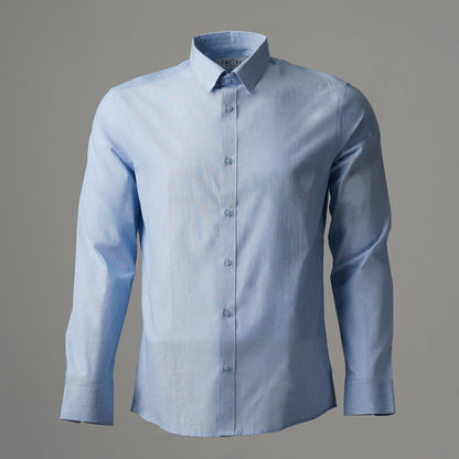 Mens Sky Blue Formal Shirt