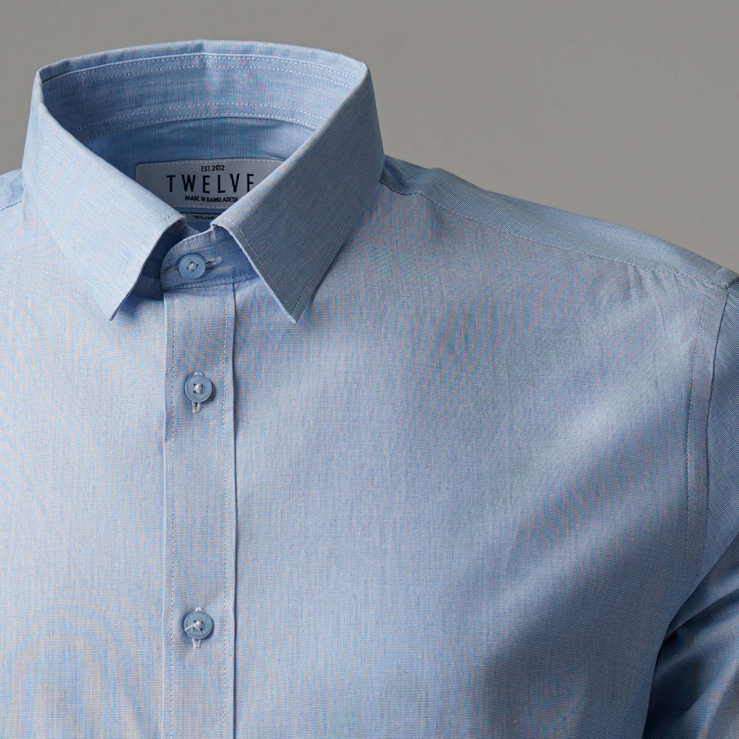 Mens Sky Blue Formal Shirt