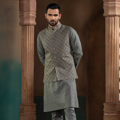 Mens Ash Embroidery 3-Piece Set
