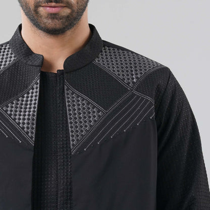 Mens Black Three  Piece Set