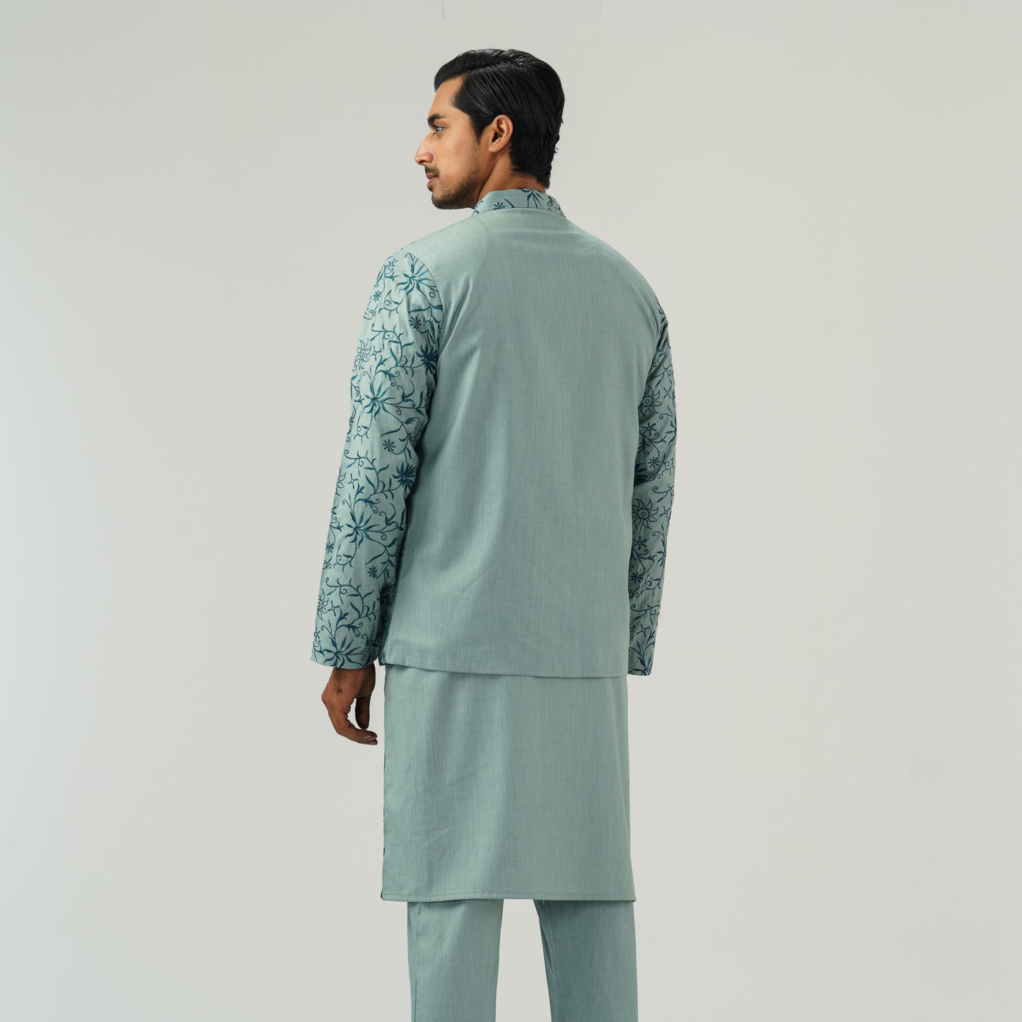 Mens Paste Embroidered Panjabi Set