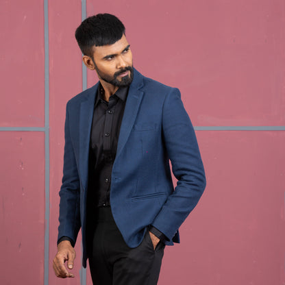 Mens Blazer- Deep Blue