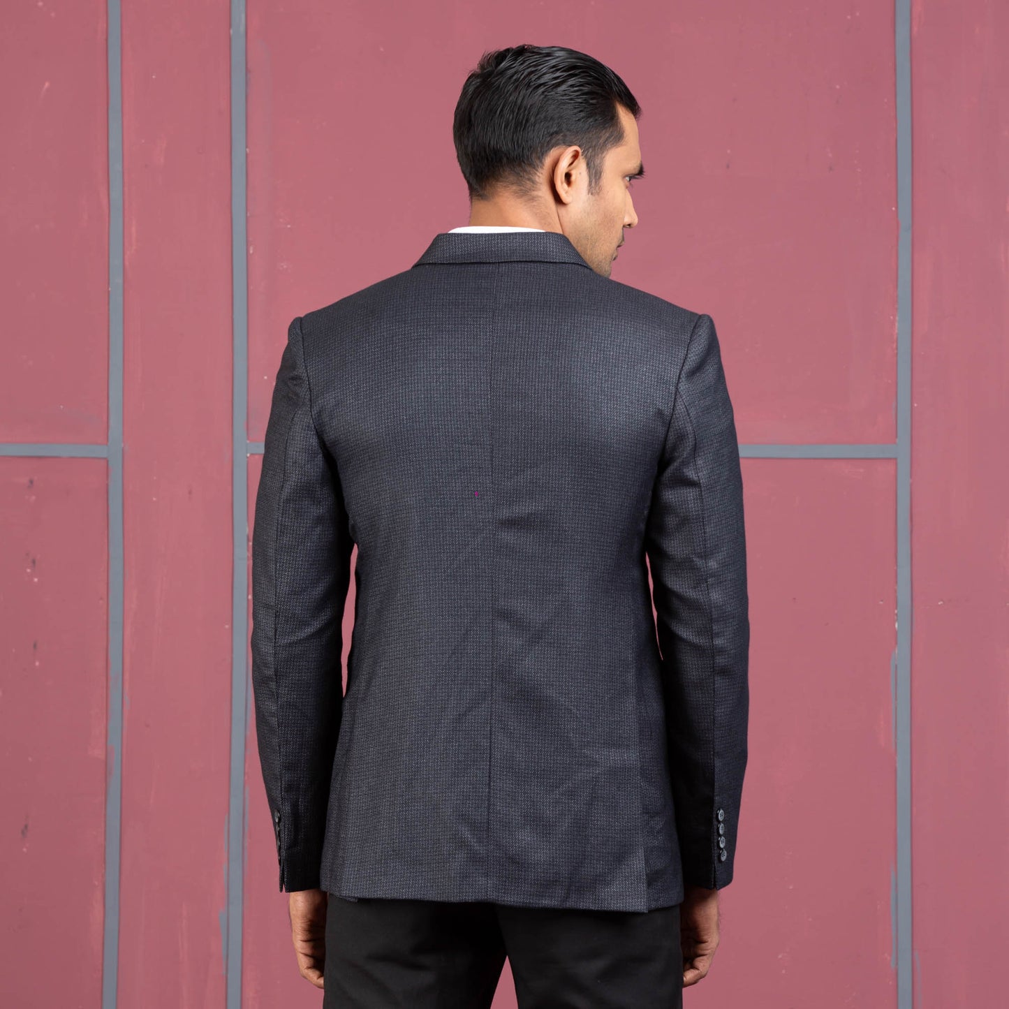 Mens Blazer-Dark Gray