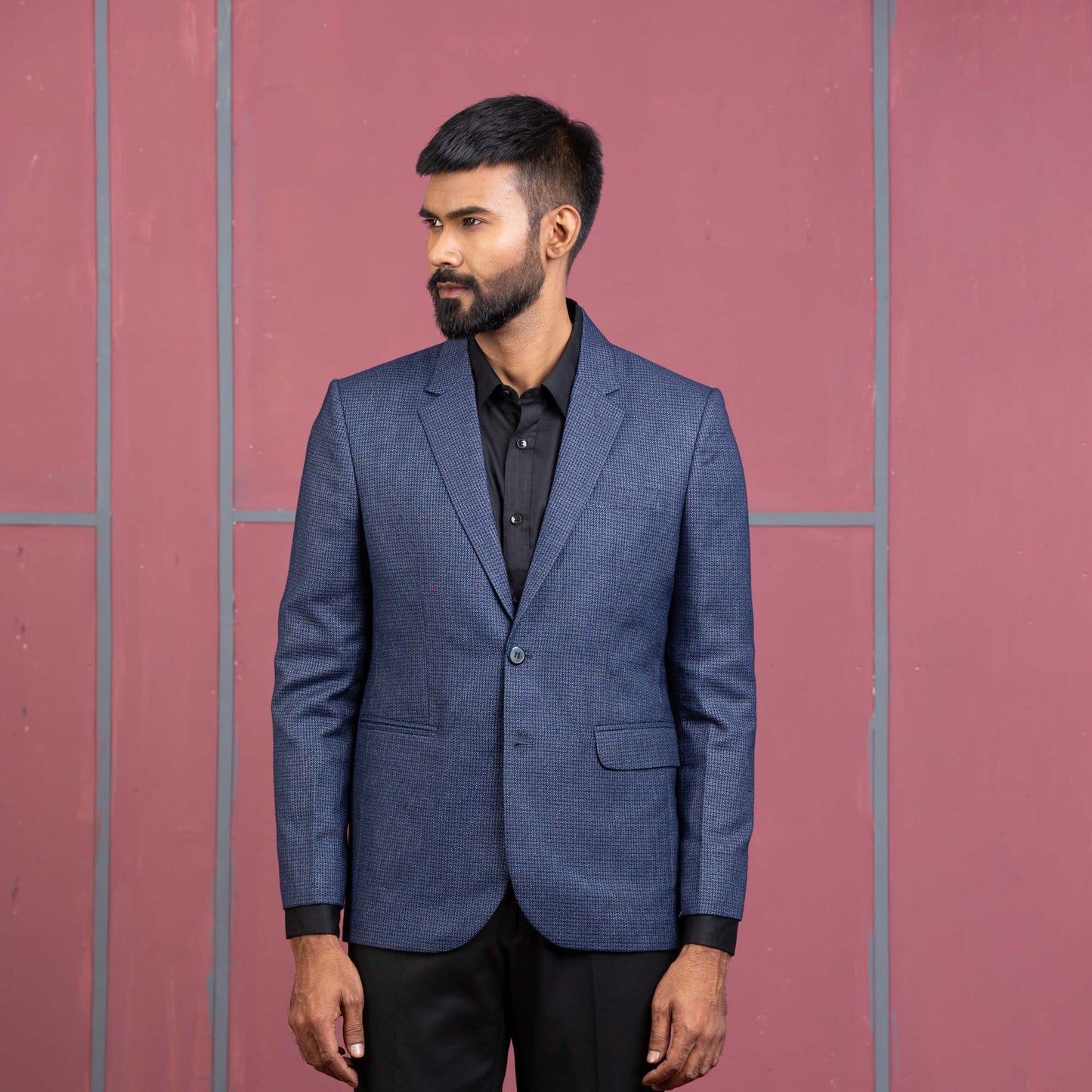 Mens Blazer-Blue