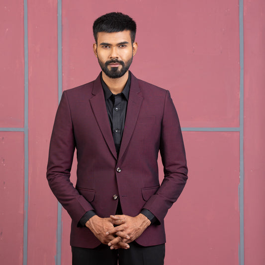 Mens Blazer- Maroon