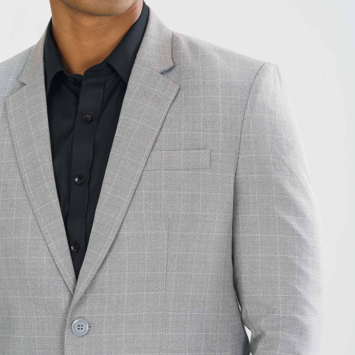 Mens Light Ash Slim Fit Blazer