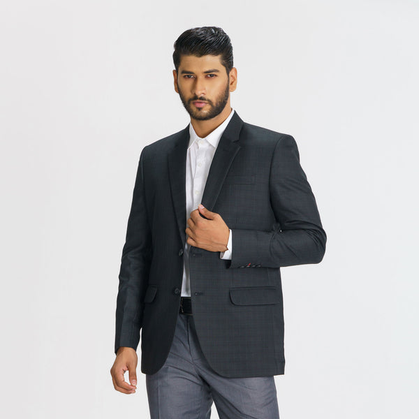 Men's Black Casual Blazer